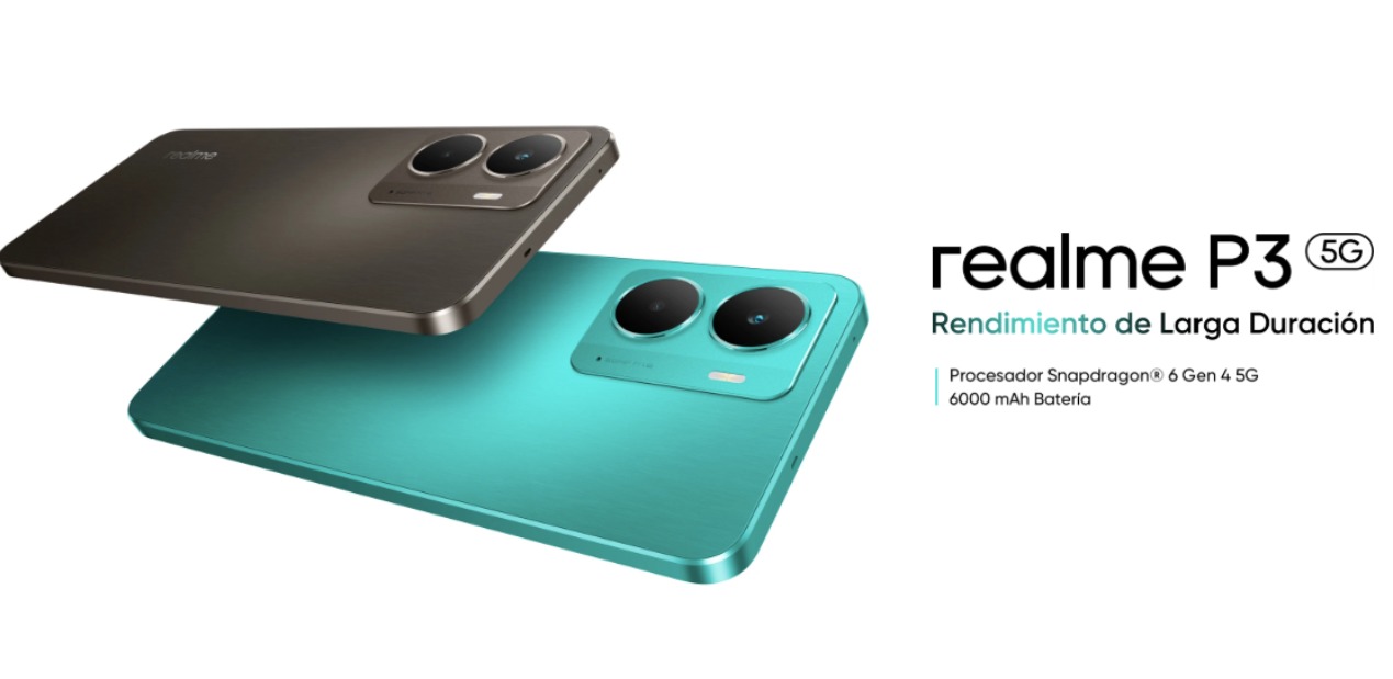 realme P3 llega a México con Snapdragon 6 Gen 4 y funciones IA
