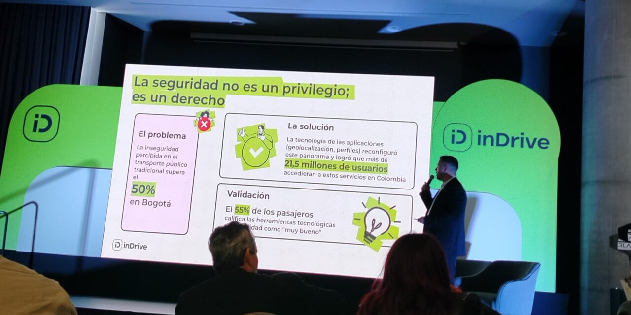 InDrive presenta reporte de seguridad sobre apps de movilidad en Colombia