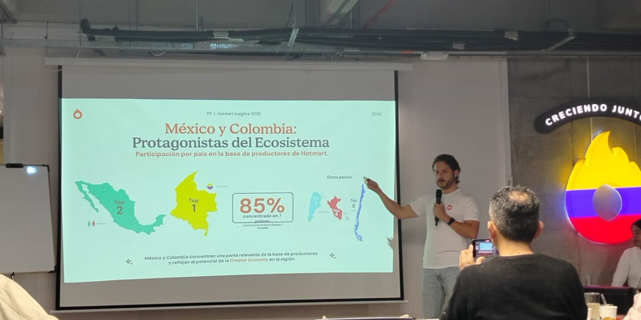 Colombia y México lideran la economía de creadores en América Latina