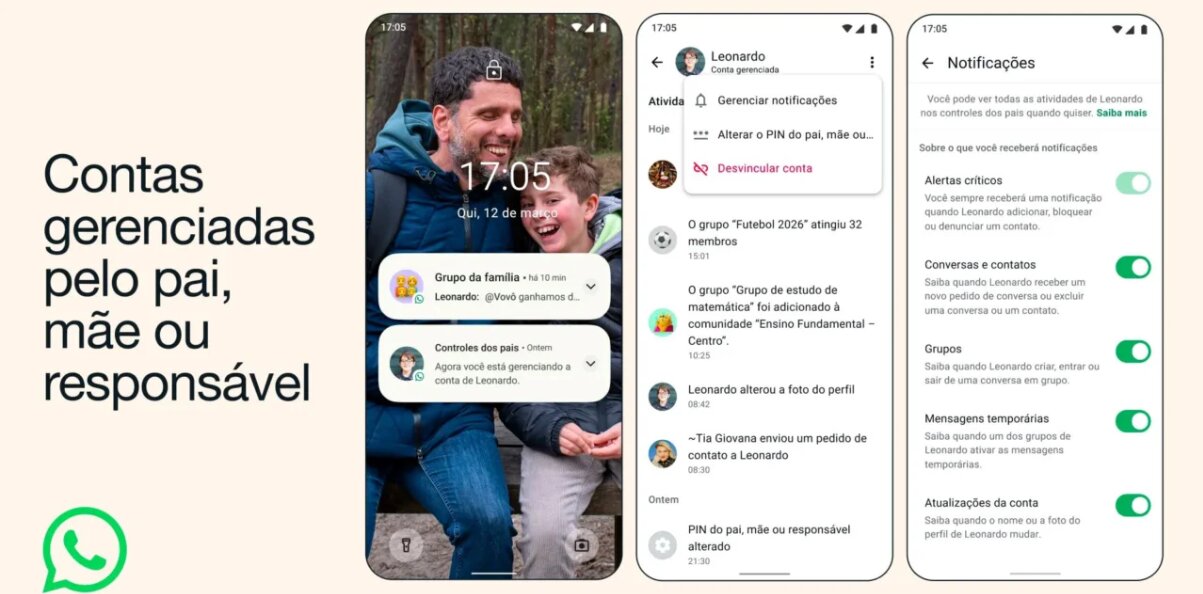 WhatsApp lanza cuenta administrada por padres para niños menores de 13 años
