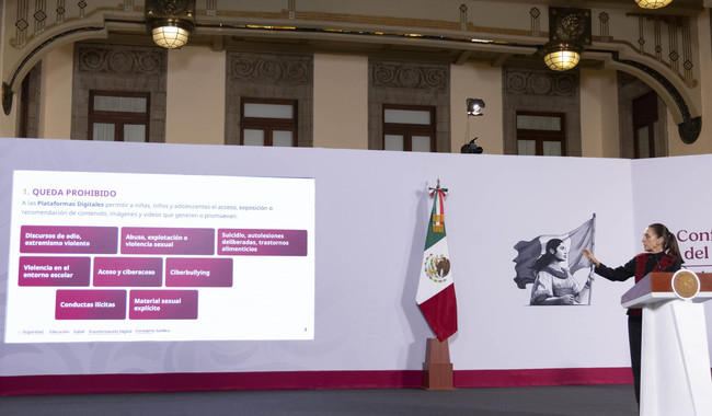Gobierno de México prepara decreto para regular contenidos digitales dirigidos a menores