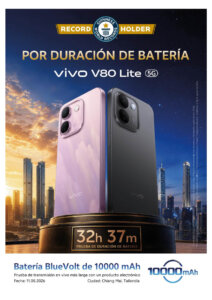 vivo lanza V80 Lite 5G con batería de 10.000 mAh en Latinoamérica 